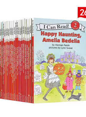 英文原版绘本 Amelia Bedelia 糊涂女佣 26册 汪培珽第二2阶段 分级读物 I Can Read L2 儿童生活趣味图画故事书