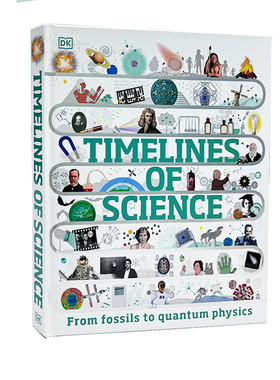 英文原版 DK Timelines of Science 科学时间表 科学故事壮观视觉时间线 科学如何改变世界 精装