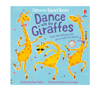 预售 英文原版 Usborne Dance with the Giraffes 与长颈鹿共舞 低幼启蒙奇妙触摸音乐发声书 精装纸板 尤斯伯恩