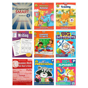 【练习册】英文原版 学乐成功系列Scholastic Success 学生家庭练习册阅读理解常见字 School Zone 英语提高儿童学习英语