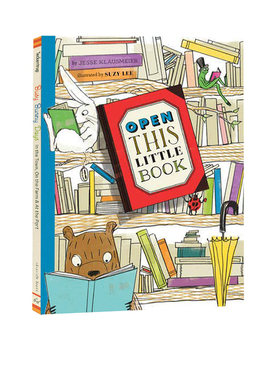 英文原版 Open This Little Book 翻开这本小小的书 精装创意绘本 艺术语言之美 Chronicle出品