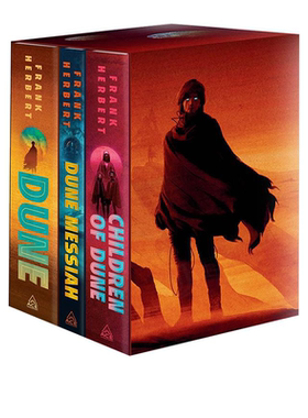 英文原版 沙丘三部曲 豪华版套装 Frank Herberts Dune Saga 3-Book Deluxe Hardcover Boxed Set 科幻小说 弗兰克赫伯特