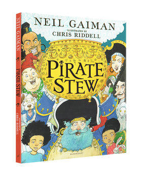 英文原版 Pirate StewThe show stopping new picture book from Neil Gaiman and Chris Riddell 尼尔盖曼 Neil Gaiman 精装