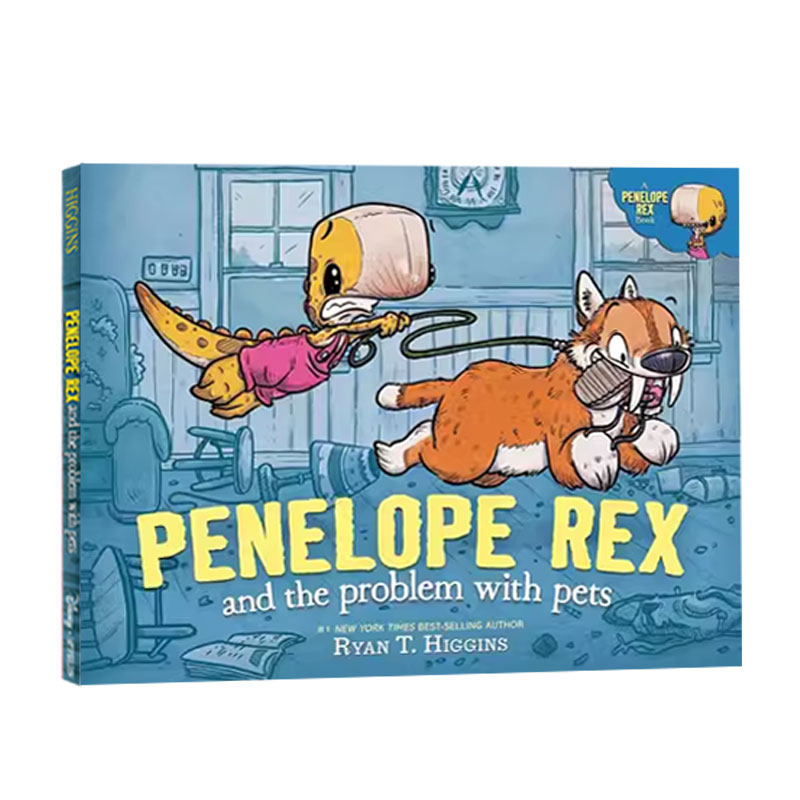 英文原版 Penelope Rex and the Problem with Pets 精装 小恐龙佩妮上学记 养宠大挑战 布鲁斯妈妈 Ryan Higgins Disney 插画绘本