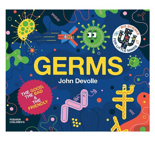 预售 英文原版 小脑袋大科学 Germs：Big science for little minds 儿童知识科普启蒙 全彩图画书 John Devolle