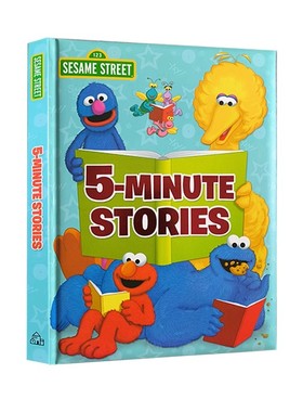 英文原版 芝麻街5分钟故事 19个芝麻街故事合辑 Sesame Street 5-Minute Stories