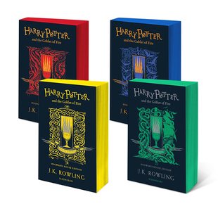 四大学院套装 罗琳 Potter Goblet the Harry and 哈利波特与火焰杯 Fire 英文原版