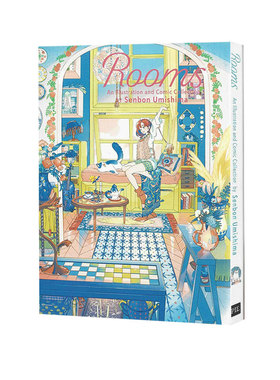 现货 Rooms 海岛千本画集+漫画集 绚丽色彩描绘女子与房间的故事 海島千本Senbon Umishima PIE出版 绿山墙日文原版