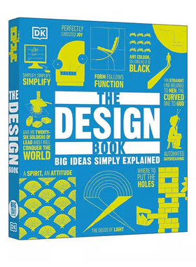 DK人类的思想百科丛书 The Design Book 设计百科图解 英文原版 学科科普全彩铜版纸精装 Big Ideas Simply Explained