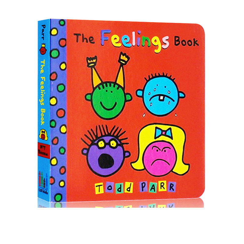 英文原版 The Feelings Book 纸板书 淘弟 宝宝情商培养 感受表达 纽约时报畅销书作家Todd Parr 儿童家庭成长教育绘本,书籍/杂志/报纸,儿童读物原版书,淘宝优惠券,粉丝福利购,淘宝优惠卷