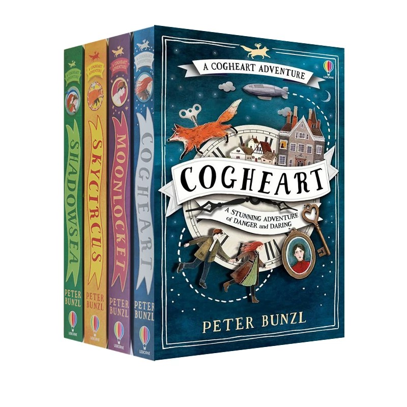 英文原版 The Cogheart Adventures 齿轮之心历险记 1-4 共4册 儿童文学 推理探险故事章节小说 青少年读物图片