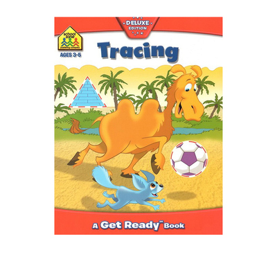 3-6岁场景练习册 School Zone Tracing Trails 儿童学前迷宫场景游戏活动全彩练习 英文原版