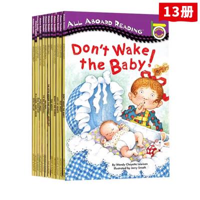 英文原版 Penguin Group 分级读物 All Aboard Reading 13册 汪培珽推荐书单第1阶段绘本 分级阅读读物故事书
