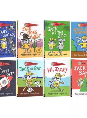 英文原版 A Jack Book  杰克的世界 兔子杰克之书 8册精装 儿童启蒙图画故事绘本 纽约时报畅销书作家 Mac Barnett