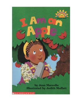 英文原版绘本 I Am an Apple 我是苹果 廖彩杏书单 Scholastic Reader L1 学乐分级科普阅读绘本图画书读物