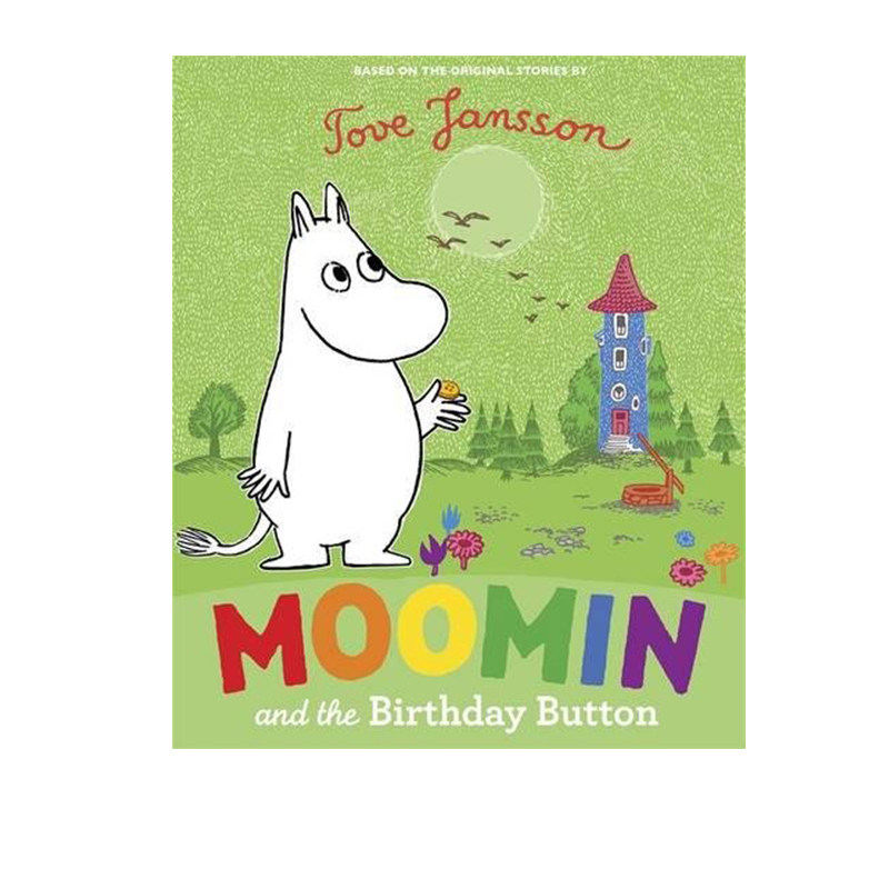 英文原版绘本 moomin and the birthday button 姆明 芬兰著名童话