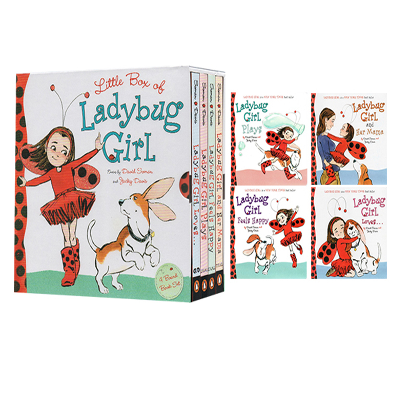 英文原版绘本 little box of ladybug girl 瓢虫仙子和虫虫小分队