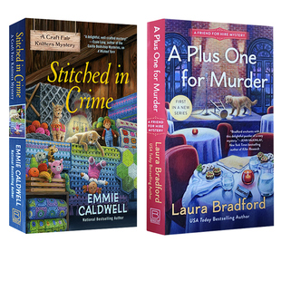 英文原版 A Craft Fair Knitters Mystery  2册合售 女侦探冒险故事章节书 青少年英文课外阅读小说