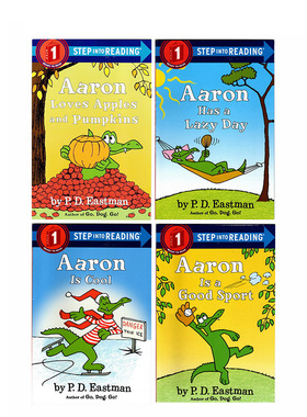 英文原版 Aaron系列  4册 Step into Reading  美国兰登经典分级读物 第一级  Are you my mother 同作者P.D. Eastman