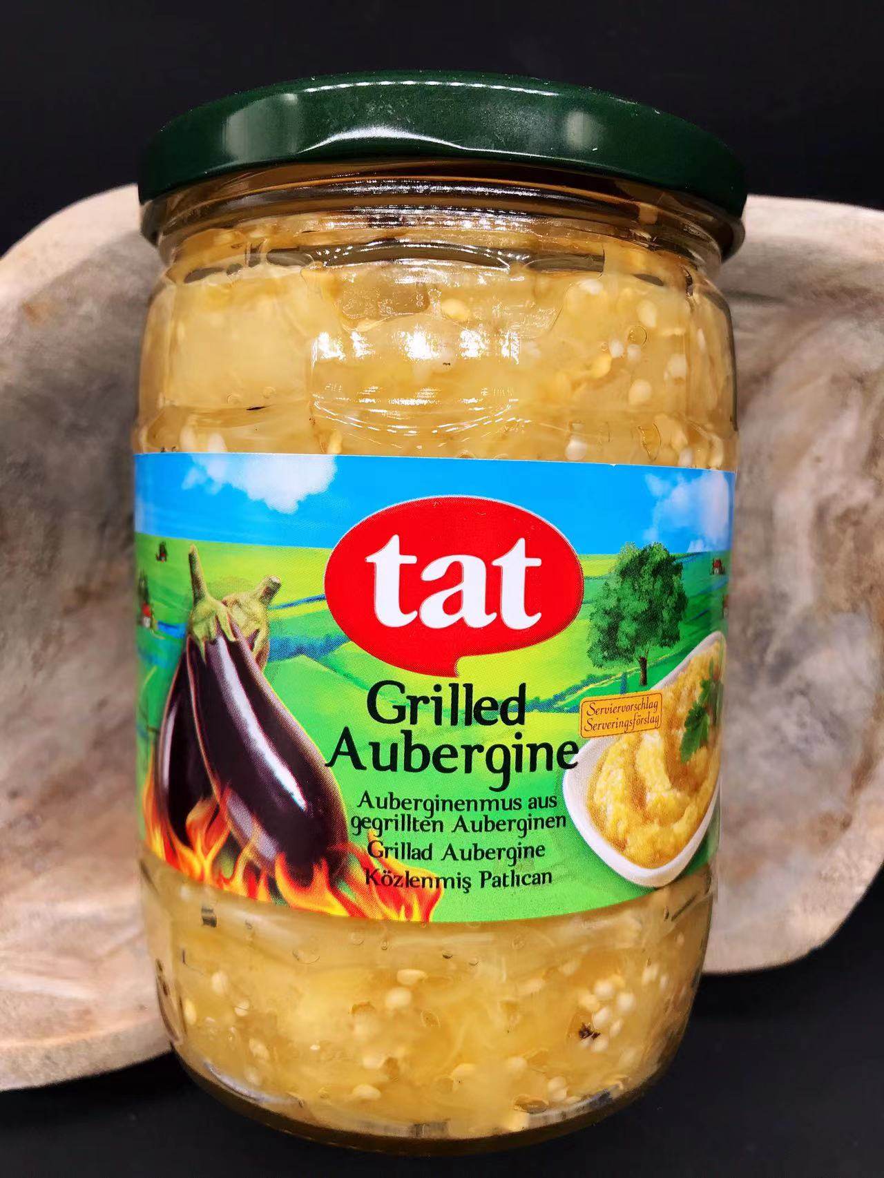 tat土耳其进口茄子酱grilled aubergine早餐酱即食酱520g熟酱原味