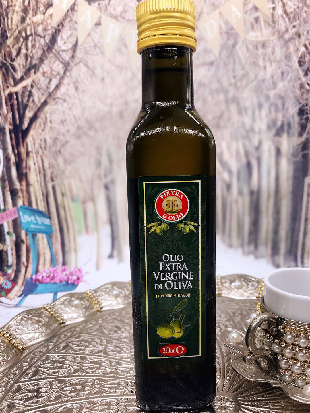 olive oil italy意大利初榨橄榄油 沙拉 酸奶伴侣 煎奶酪250ml
