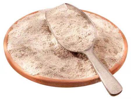 whole wheat flour500G含麦麸黑全麦面粉无添加黑小麦馒头面包粮.
