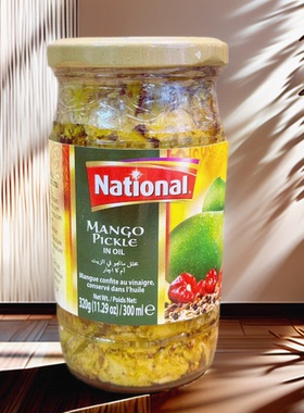 芒果酱菜泡菜巴基斯坦酸菜印度风味芒果菜混合MANGO PICKLE芒果味