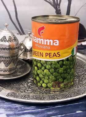 GREEN PEAS Can 400g意大利原装进口青豆罐头 豆子即食 五谷杂粮