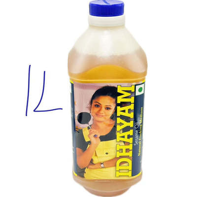 芝麻油印度Sesame Oil香油食用油芝麻籽1L油芝麻香油黑芝麻INDIA