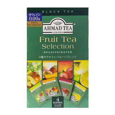 Tea4种水果味红茶包Lime Twist果味红茶香柠檬草味香甜茶Fruit桃