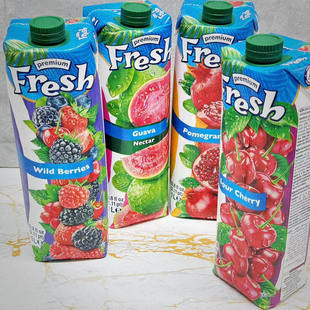 保加利亚果汁POMEGRANATE FRUIT DRINK车厘子红石榴汁番石榴野莓