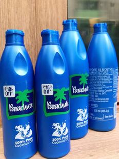 Coconut Indian500ML印度椰子油初压榨冷炸椰子油hair食用 Oil
