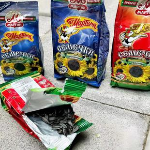 俄罗斯sunflower seed马丁小葵花籽味瓜子原味海盐味炒货零食200g