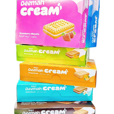 COCONUT Biscuits沙特进口夹心饼干椰子味草莓味Banana Chocol