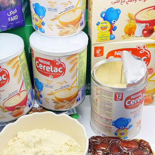 Nestle Cerelac Wheat With milk400G宝宝燕麦粉水果蜂蜜原味辅食