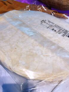 墨西哥卷饼12英寸面饼大饼阿拉伯饼Tortillas1.21KG12片入较大饼