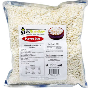 with World Passion PUFFED INDIA 印度膨化大米Reach RiCE The