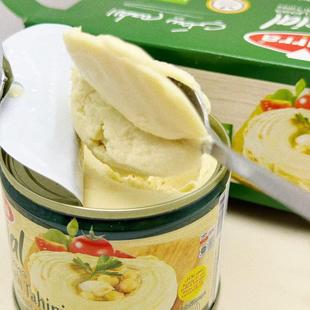 Hommus 约旦鹰嘴豆酱 with 220G 三角豆泥罐头即食 Tahini Durra
