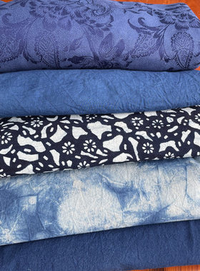 湘西蜡的世界手工蜡染蓝染 民族特色桌布桌旗缝纫布料手工DIY材料