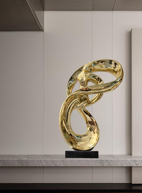 简约透明树脂玄关桌面摆件