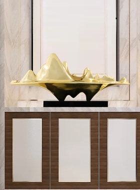 山水之间新中式现代招财摆件