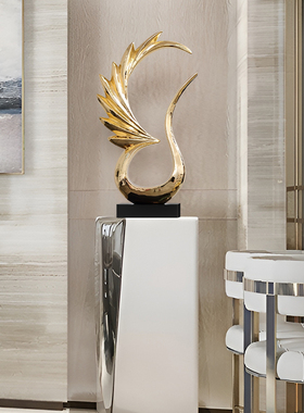 样板房轻奢艺术摆件客厅树脂雕塑