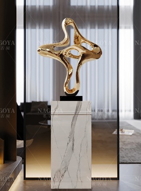 现代简约玻璃钢艺术雕塑