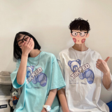 2022潮夏装新款圆领卡通动漫短袖T恤情侣装C310-TX302P28，男装T恤，电商C310