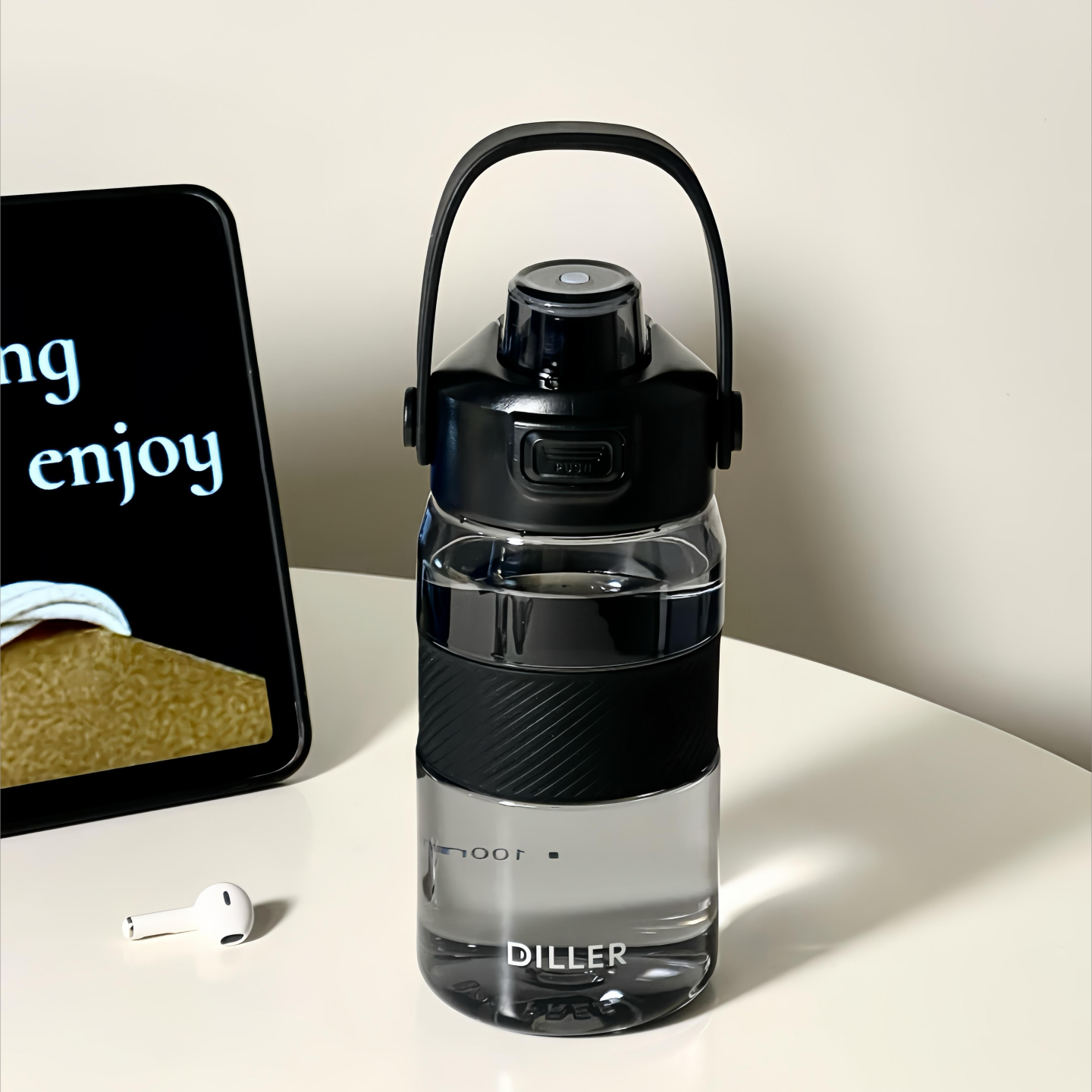 男女生高颜值2026新款tritan塑料水杯带提手便携食品级杯子直饮口,餐饮具,随手杯,淘宝优惠券,粉丝福利购,淘宝优惠卷