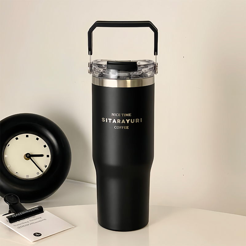 304不锈钢外带咖啡杯便携手提