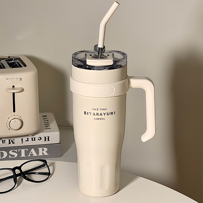 大容量吸管保温杯冰霸杯便携水杯男女生高颜值办公室不锈钢杯子夏,餐饮具,保冷/保温杯,淘宝优惠券,粉丝福利购,淘宝优惠卷