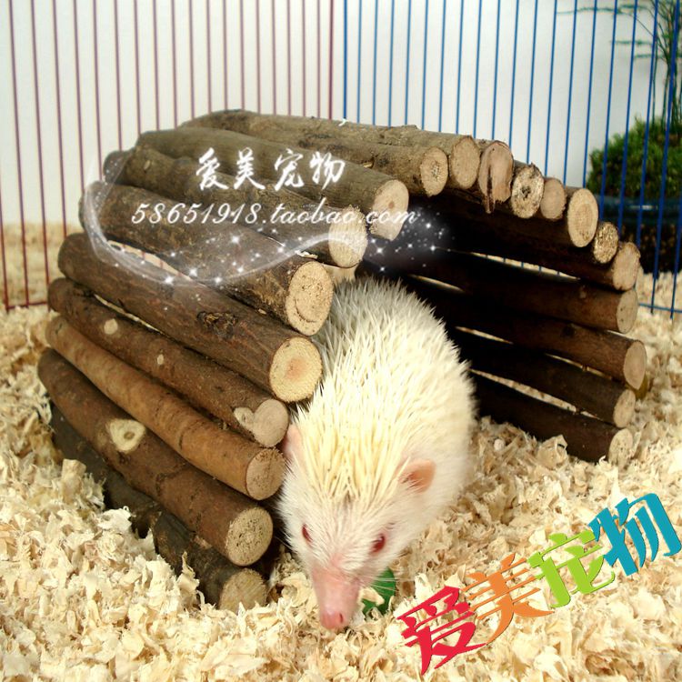 【爱美宠物】刺猬豚鼠可弯曲原木