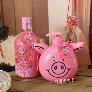 现货秒发 英国玛莎M&S可爱佩西猪粉红草莓留香沐浴露泡泡浴伴手礼