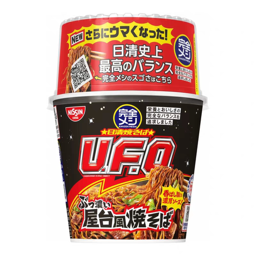 现货 日本产NISSIN日清UFO系列屋台风烧风味炒面方便面123g